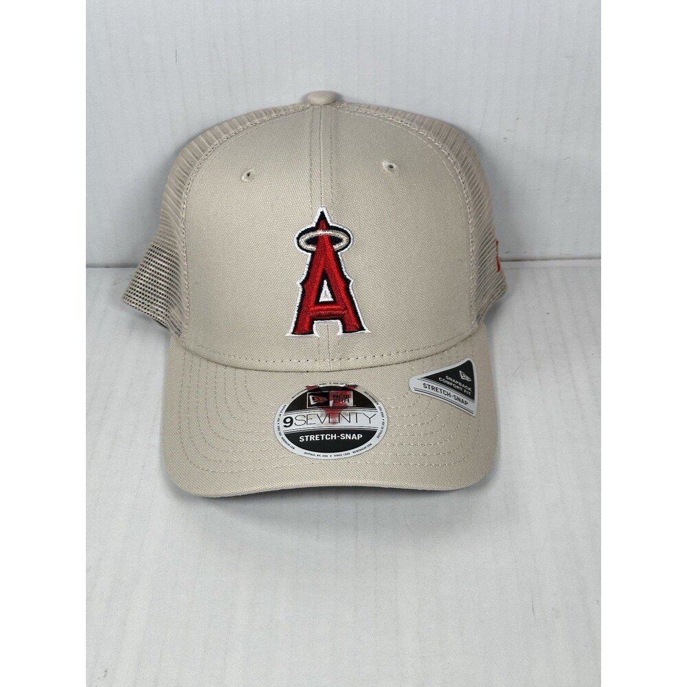 New Era Los Angeles Angels MLB 9SEVENTY Trucker Adjustable Stretch Snap Hat Cap